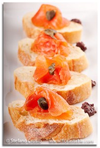 Smoked Salmon Crostini