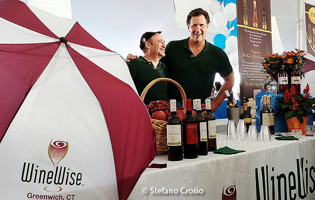 USA, Greenwich: WineWise, a Greenwich wine store at the Greenwich Wine + Food Festival
