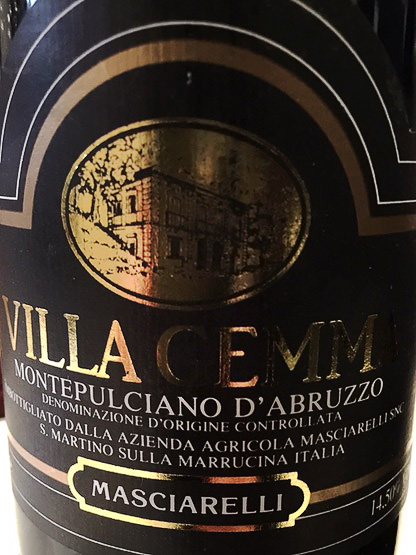 Masciarelli, Montepulciano d'Abruzzo "Villa Gemma" Riserva 2004